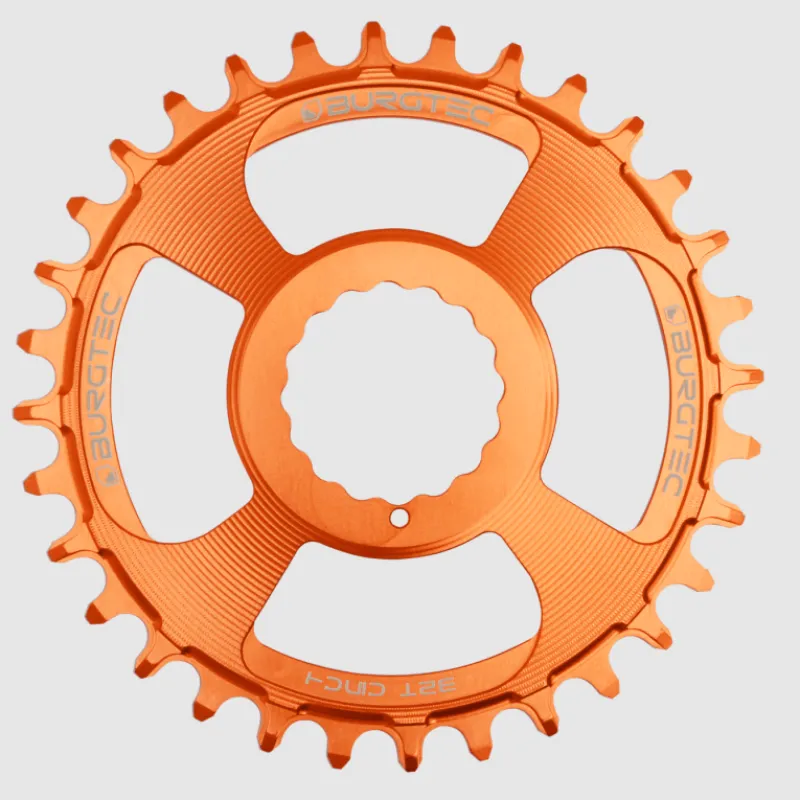 Pinion față pentru bicicletă BURGTEC Cinch Thick Thin Chainring ­34T ­Iron Bro Orange Cumpără online